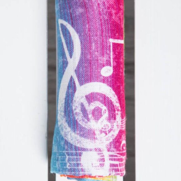 NWT Lenny Lamb Muslin Square Blanket Symphony Rainbow - Picture 2 of 2